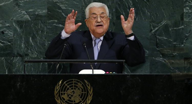 الرئيس الفلسطيني يلقي خطابا أمام مجلس الأمن في 20 فبراير