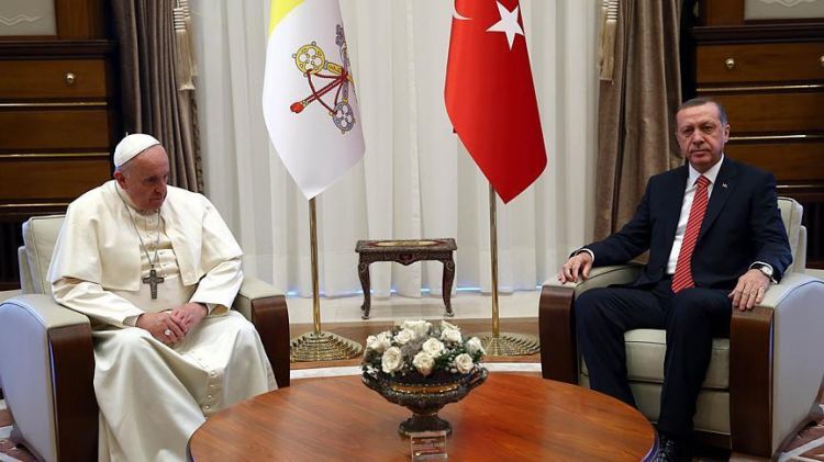 "القدس" على رأس أجندة أردوغان في زيارته إلى الفاتيكان