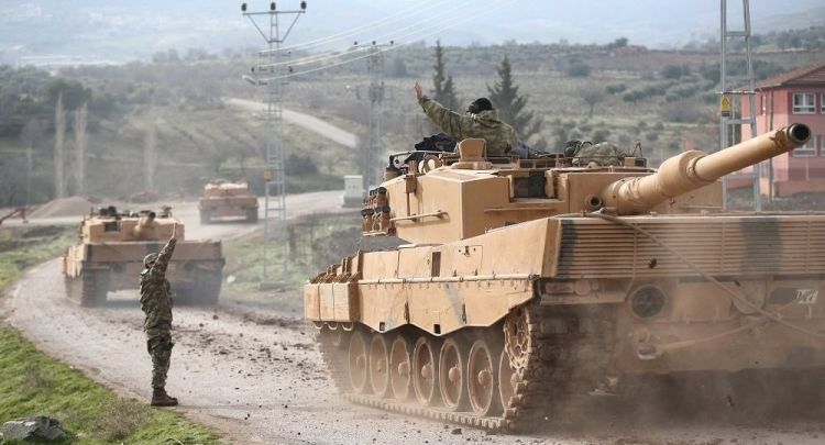القوات الكردية تدمر دبابة تركية في عفرين (فيديو+صور)