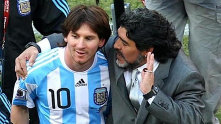 "Messi tam formada olsa..." Maradona