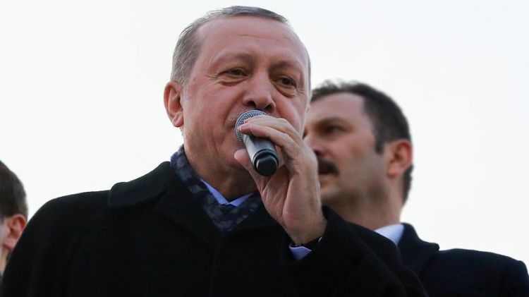 أردوغان: جنودنا تمكنوا من تطهير 300 كم2 في عفرين