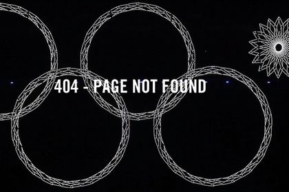 Ошибку на сайте МОК проиллюстрировали нераскрывшимся кольцом с Игр в Сочи