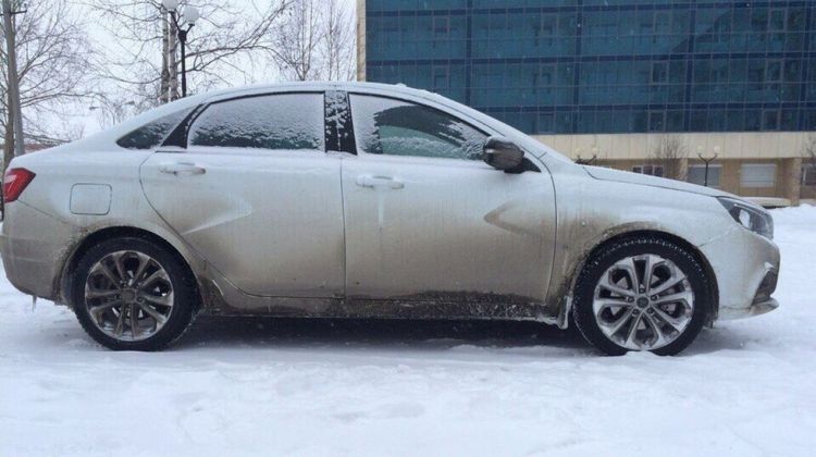Седан Lada Vesta Sport замечен на испытаниях в Сургуте
