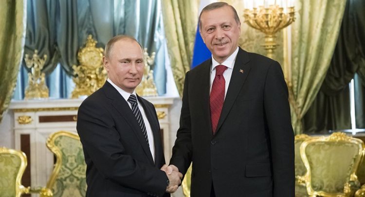 أردوغان يعزي بوتين في ضحايا تحطم الطائرة "أن-26 " في سوريا