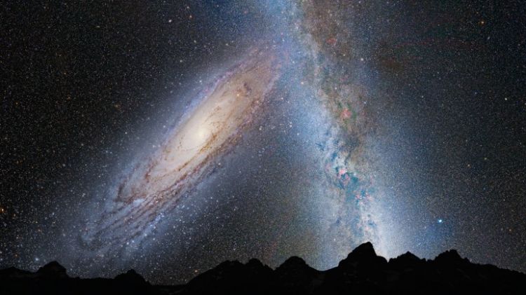 "Хаббл" снял столкновение двух галактик