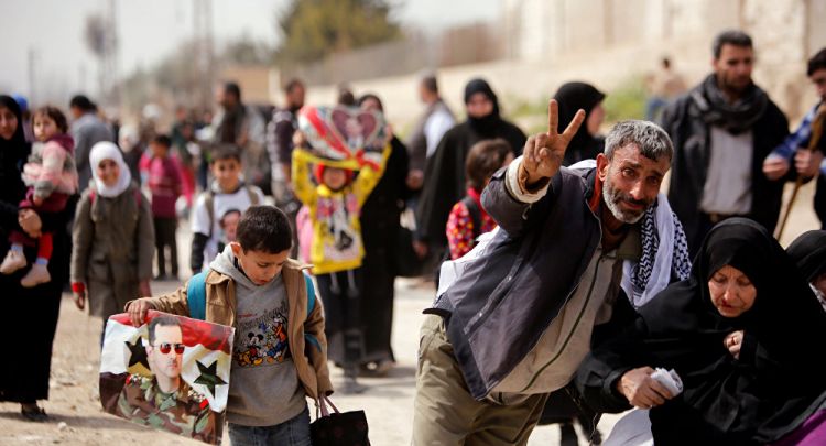 أكثر من 3500 شخص يغادرون الغوطة الشرقية منذ صباح اليوم