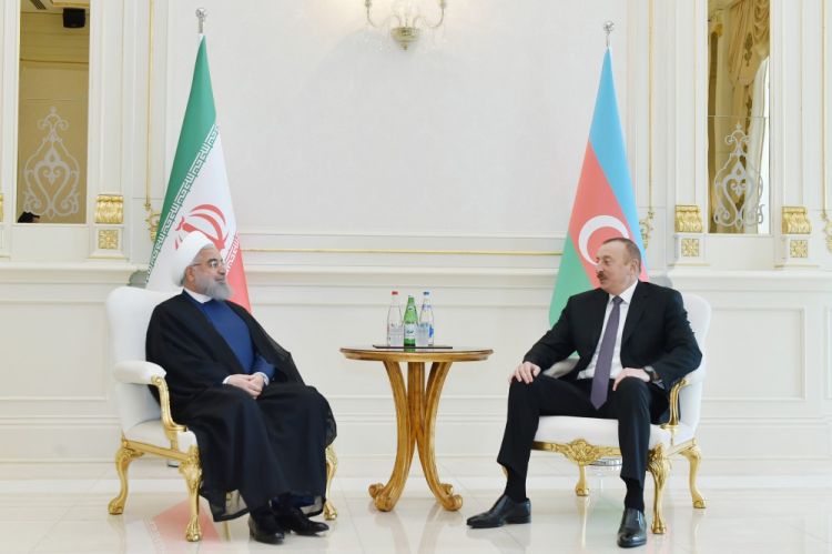 زيارة الرئيس الإيراني إلى أذربيجان صور
