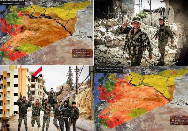 سبع سنوات على الأزمة السورية.. كيف تغيّرت خارطة السيطرة من البداية إلى النهاية؟ إحصائيات وخرائط
