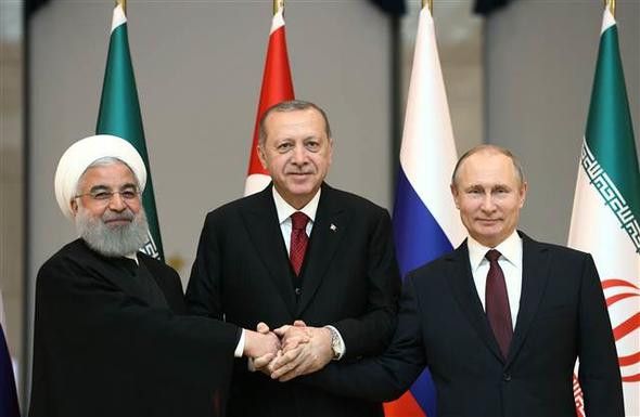 Завершилась трехсторонняя встреча президентов Турции, России и Ирана
