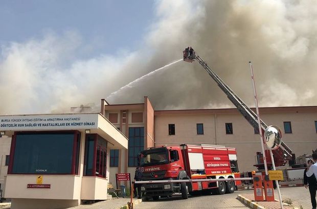 Пожар в турецкой больнице