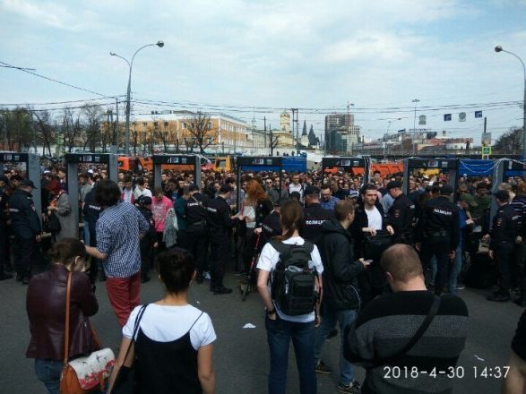 Многотысячный митинг в Москве