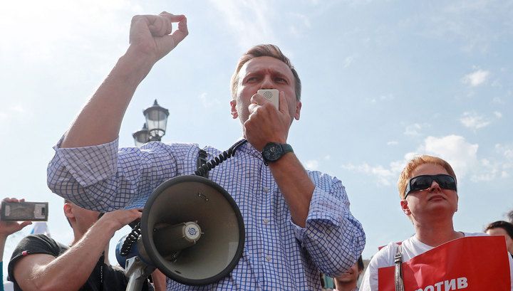 В центре Москвы задержан Алексей Навальный