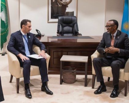 Президент Руанды принял руководителя "Азеркосмоса"