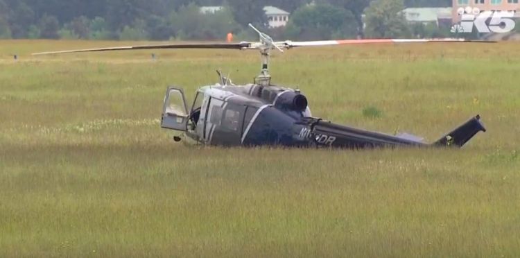 В США при жёсткой посадке вертолёта пострадали два человека