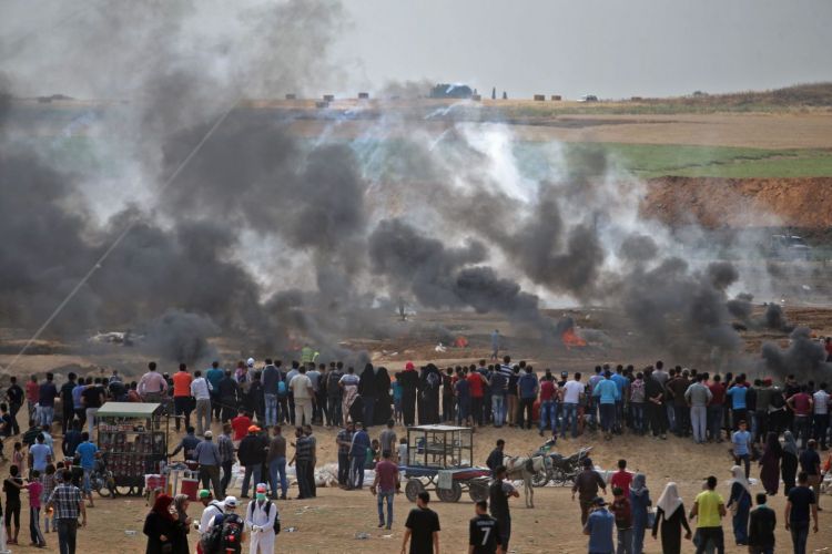 Более 100 палестинцев ранены в стычках с израильскими войсками