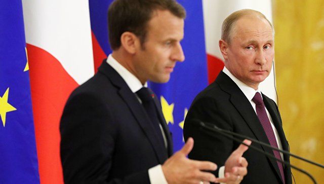Путин и Макрон не обсуждали "дело Скрипалей"