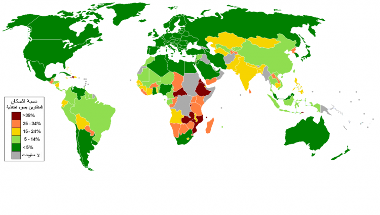 815 مليون شخص يعانون الجوع في العالم إنفوجرافيك