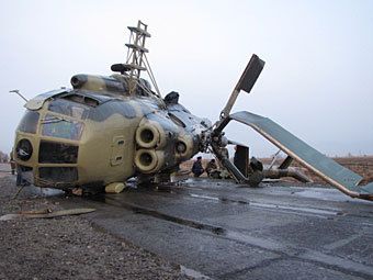 На северо-западе Пакистана разбился военный вертолет