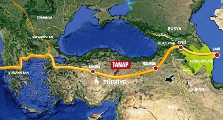 Эрдоган заявил, что первые поставки газа в Европу по TANAP намечены на июнь 2019 года