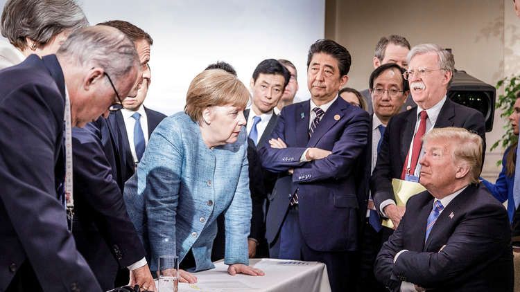 تسريبات: ترامب أبلغ زعماء G7 بأن القرم منطقة روسية