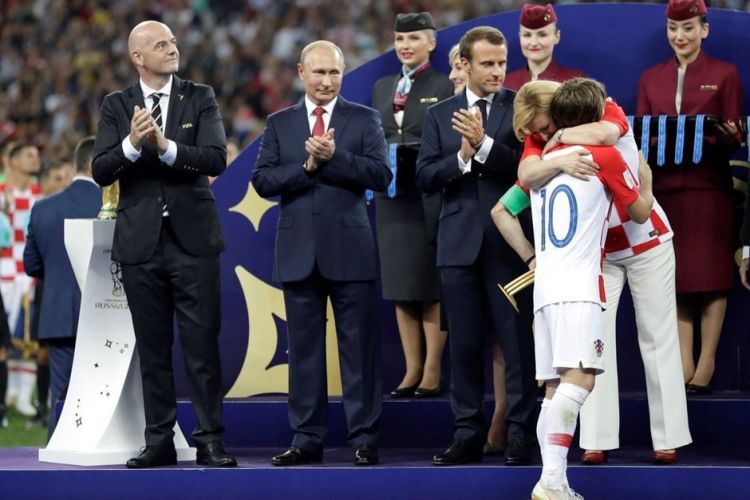 Президент Хорватии стала популярнее капитана сборной своей страны по футболу