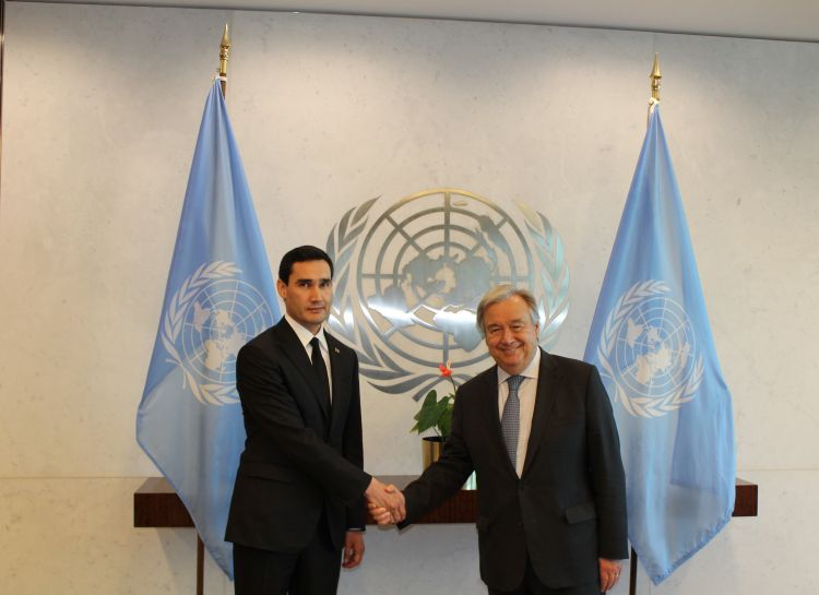 Продолжается визит делегации Туркменистана в Нью-Йорк для участия в мероприятиях высокого уровня в штаб-квартире ООН