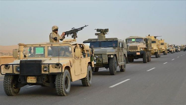 الجيش المصري يعلن مقتل 52 مسلحا بسيناء