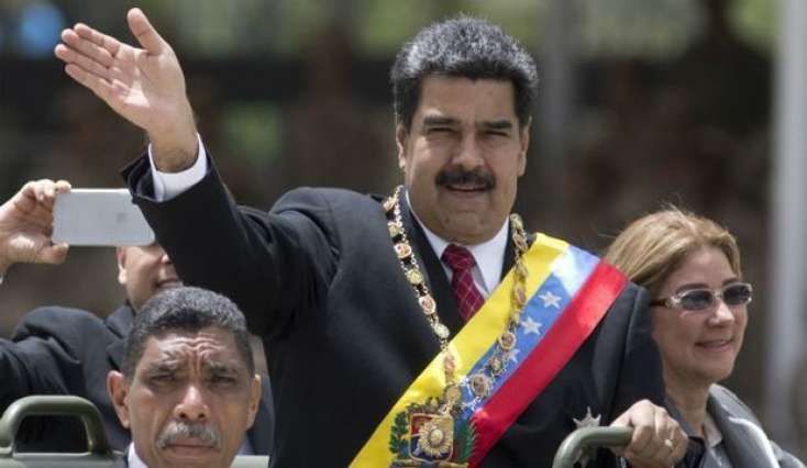 Maduronun çıxışı zamanı dronun partlama anı