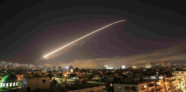 Syrian air defenses confront 'hostile target' near Damascus