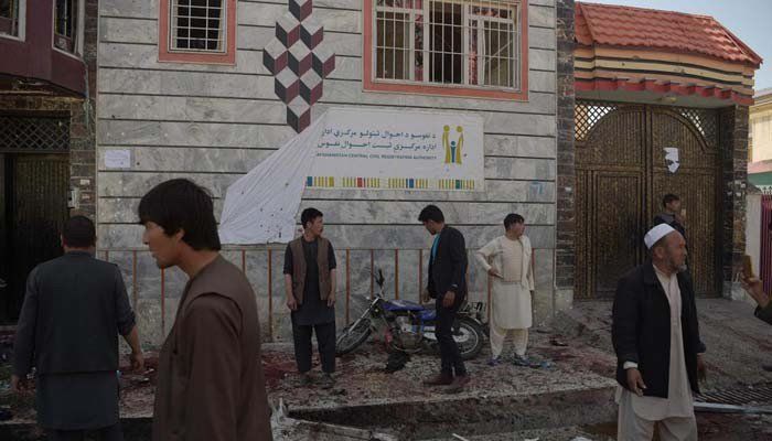 Suicide bomber outside Afghan election office kills at least one