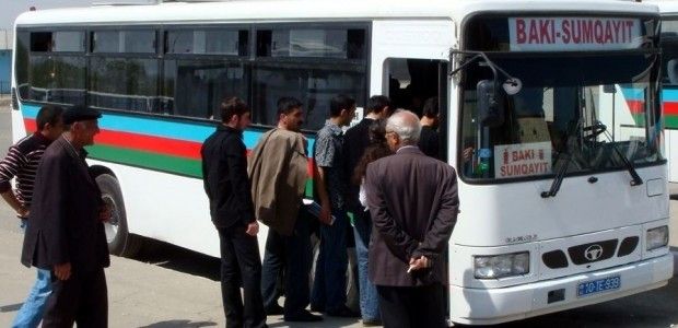 Снижен проезд в автобусах Баку-Сумгайыт