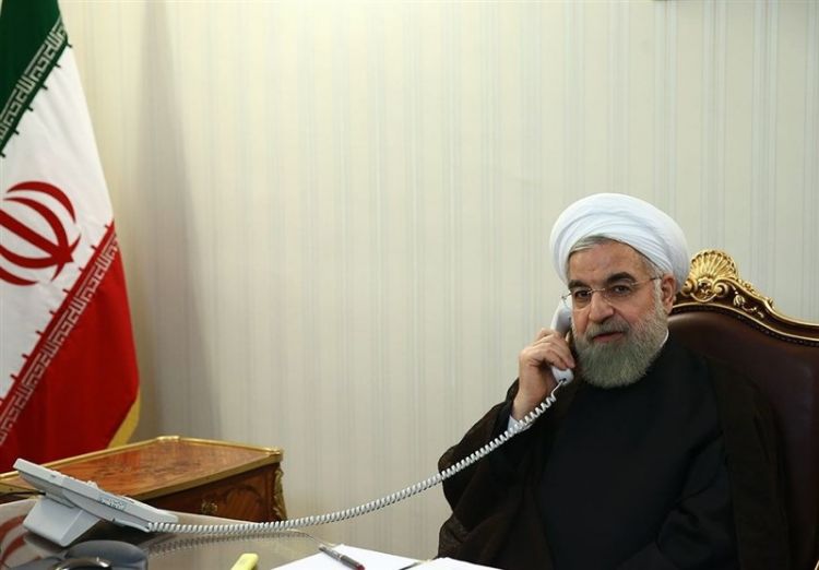 الرئيس روحاني يؤكد على تنمية العلاقات مع قطر