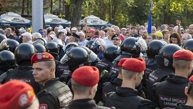 В Молдавии митинг оппозиции прошел без происшествий