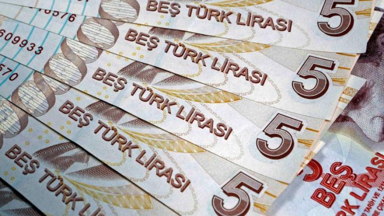 Turkish lira weakens slightly