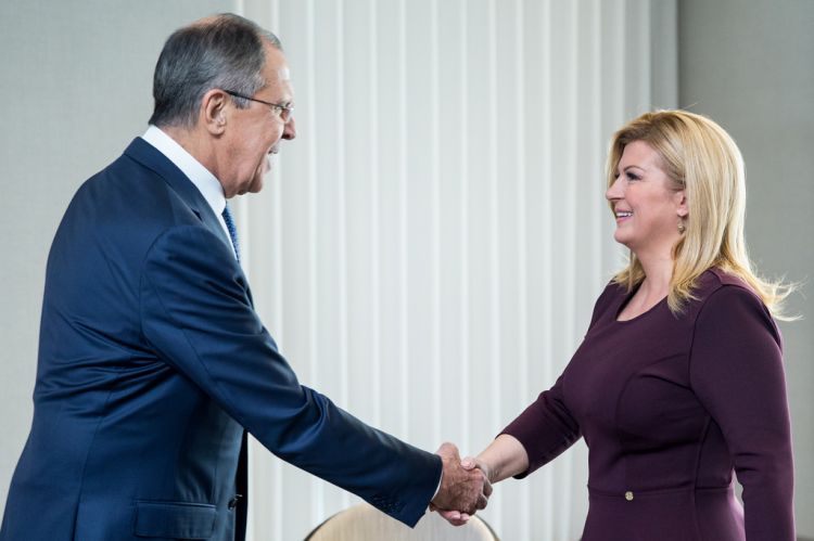 President of Croatia plans to meet with Lavrov on sidelines of UN General Assembly