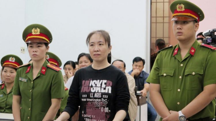 Freed Vietnamese dissident 'Mother Mushroom' arrives in U.S.