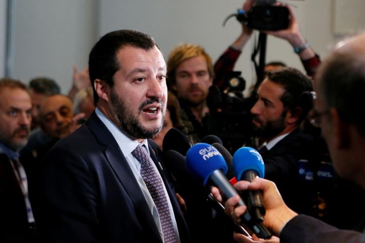 Italy's Salvini returns to Rome to tackle coalition row