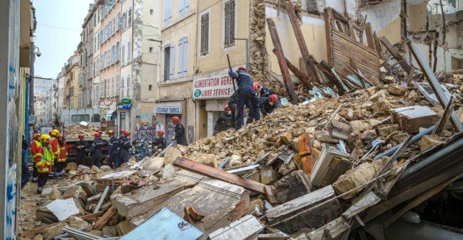 Sixth body found under collapsed buildings in French city of Marseille