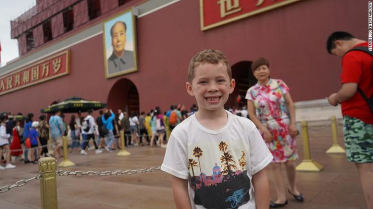 How an eight-year-old American boy became a viral sensation in China