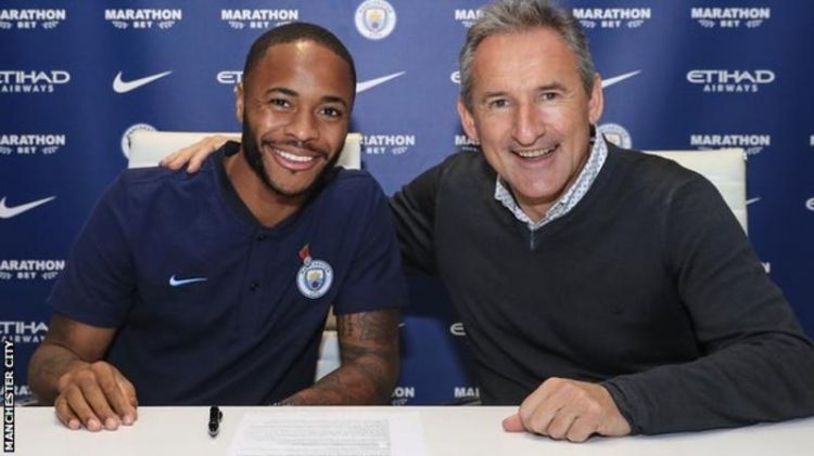 Raheem Sterling: Manchester City forward signs three-year contract extension