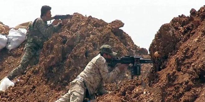 الجيش يحبط محاولات تسلل مجموعات إرهابية باتجاه نقاط عسكرية بريف حماة الشمالي