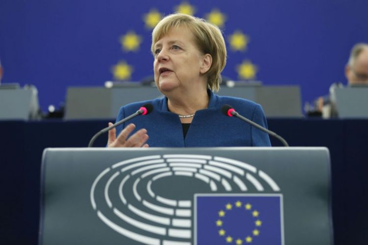 Angela Merkel calls for creation of 'real, true' EU army