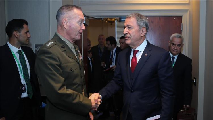 Turkish defense minister to top US general: Cut YPG ties
