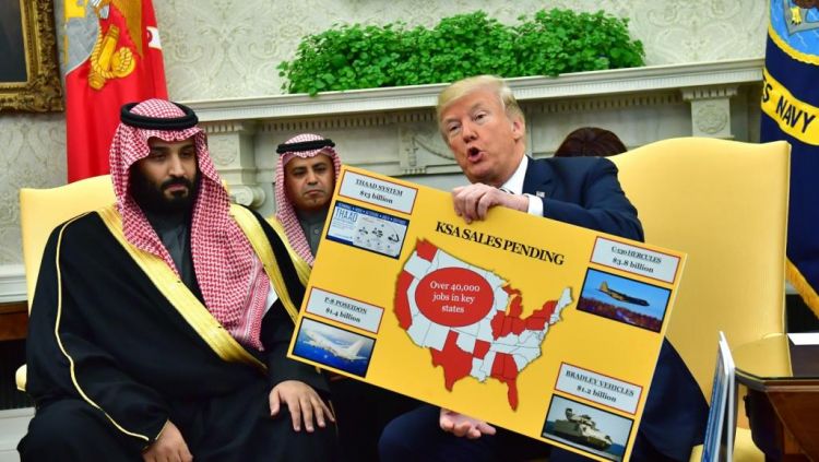 مبيعات الأسلحة للسعودية.. ترامب يبالغ والكونغرس يسعى للحظر