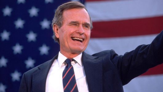 George H.W. Bush World leaders honor late US president