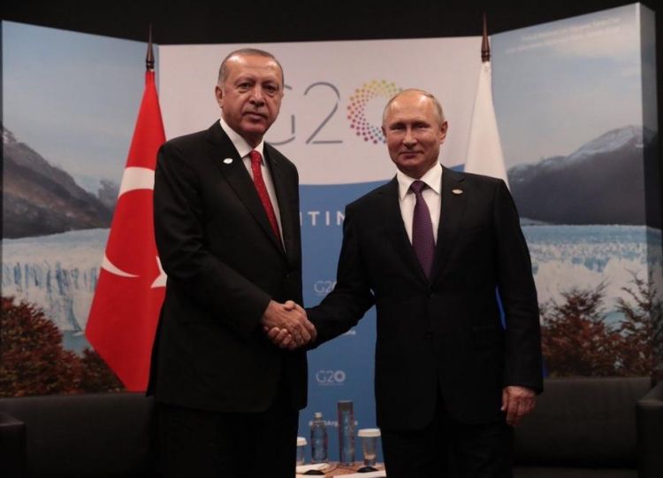 Erdoğan calls for new summit on Syria's Idlib at G20 meeting with Putin