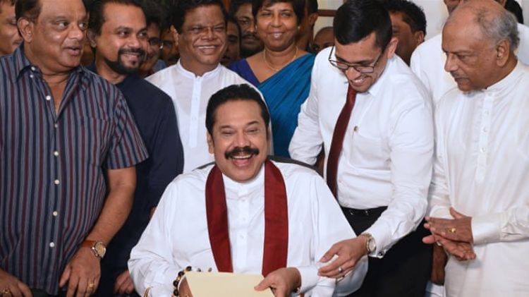 Sri Lanka's disputed Prime Minister Mahinda Rajapaksa resigns