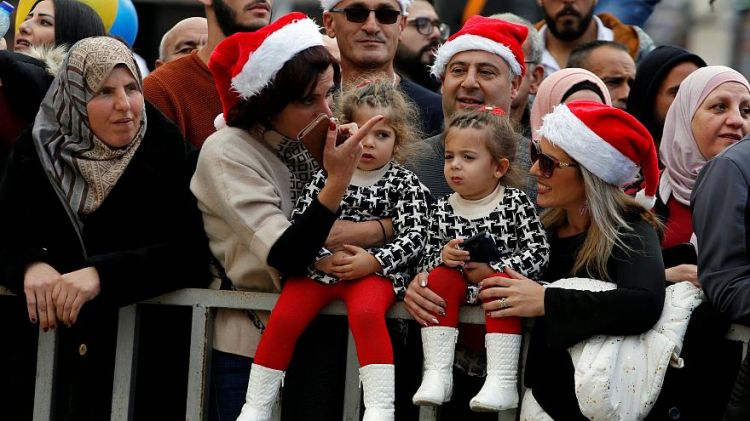 Biblical city of Bethlehem boasts largest Christmas in years