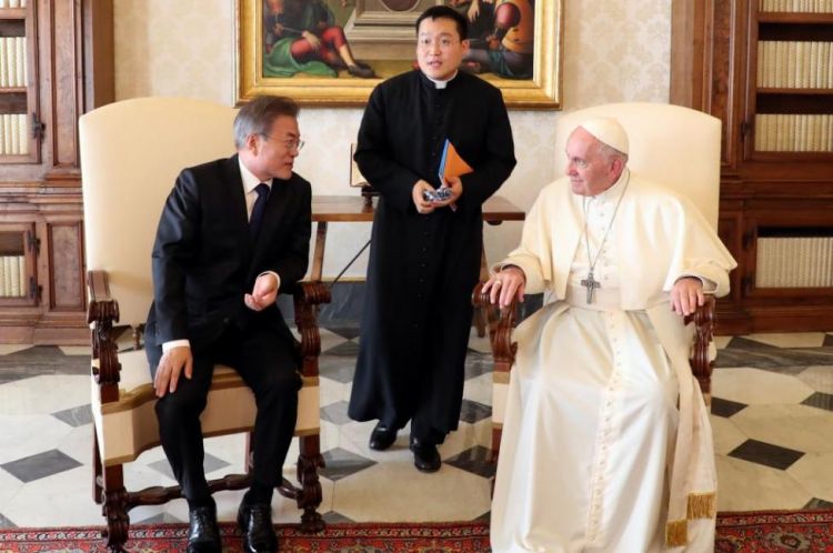 Archbishop says Pope ready to visit North Korea if Kim sends invitation