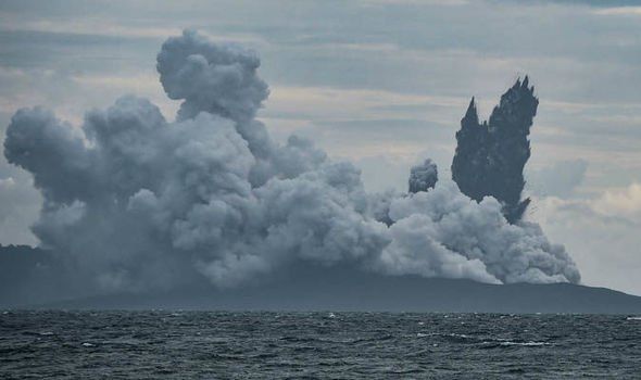 Indonesia's Anak Krakatau volcano shrinks to quarter-size after eruption